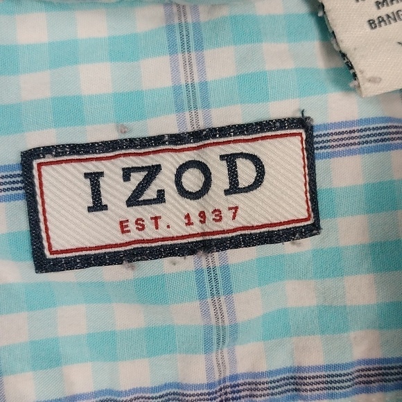 Izod men's short sleeved button down shirt size XL - Picture 2 of 12